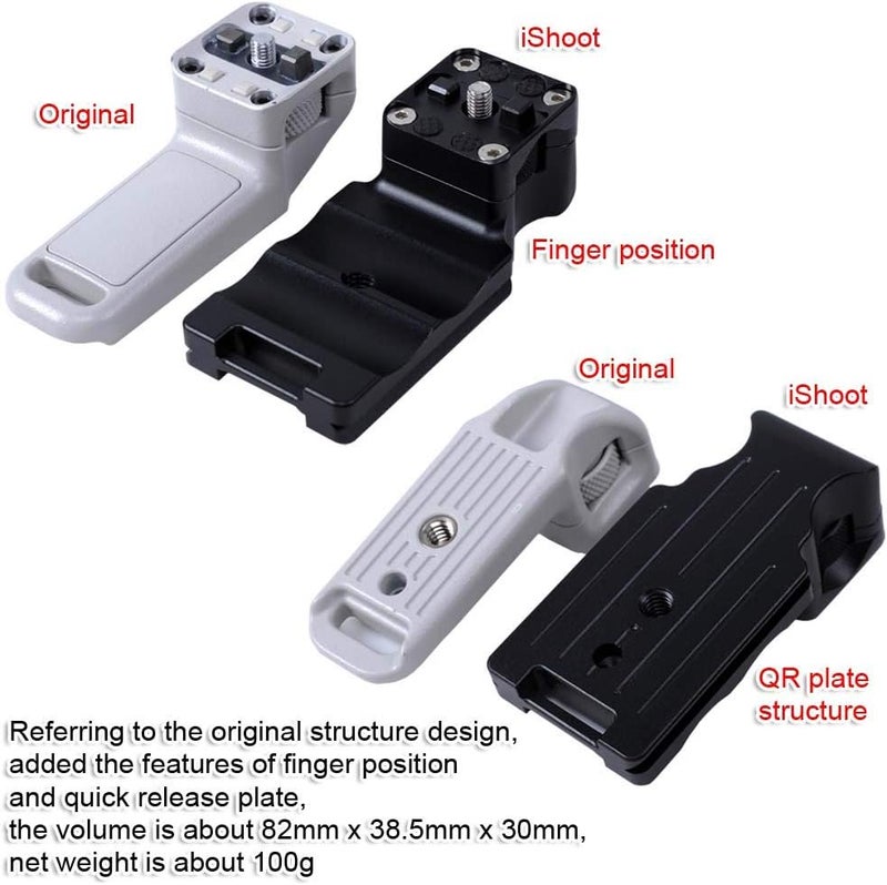 iShoot Lens Collar Foot Tripod Mount Ring Base Replacement Stand Tripod Socket Compatible with Canon EF 100-400mm f/4.5-5.6L is II USM, Bottom Quick Release Plate for Arca-Swiss Fit Tripod Head Clamp - Image 4